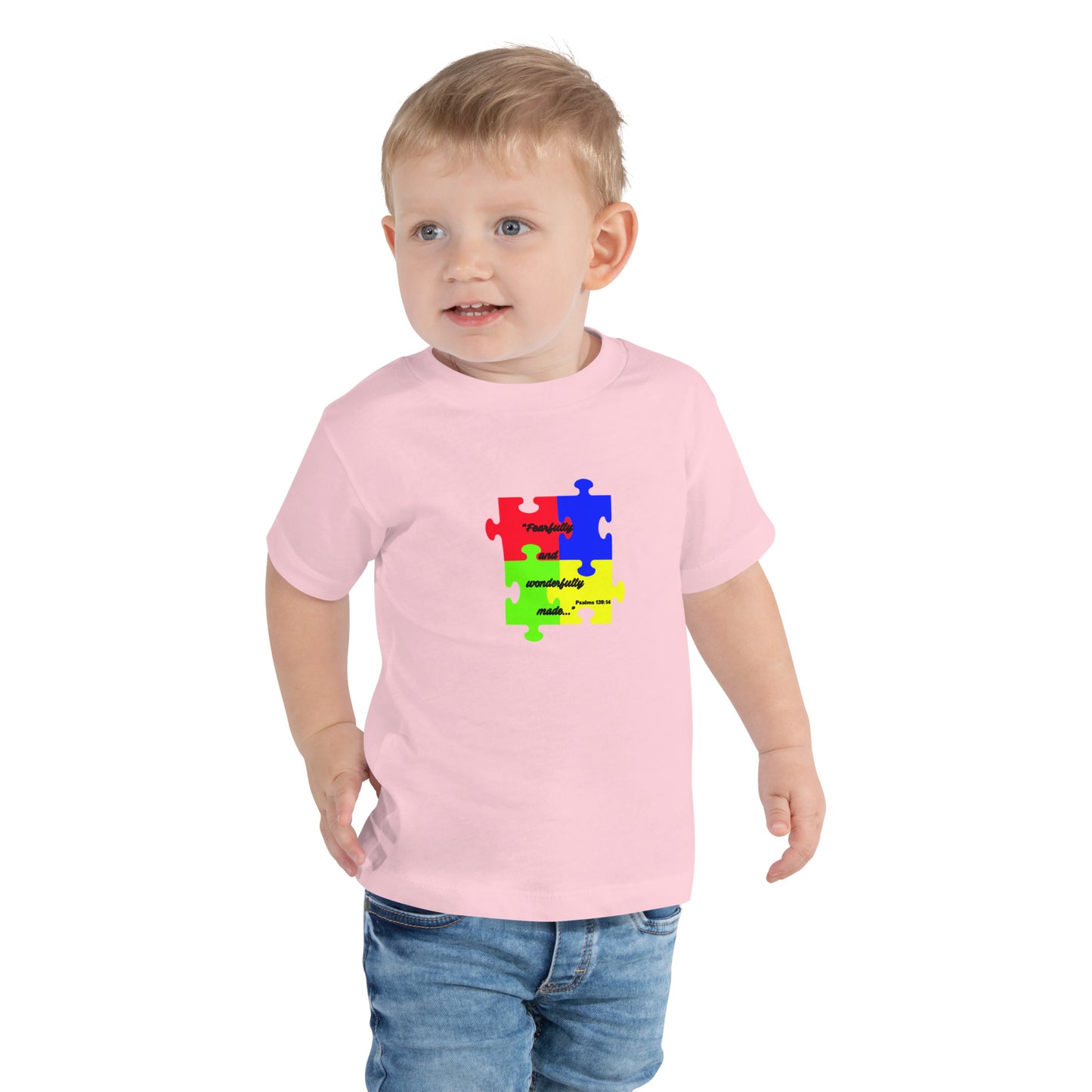 Psalms 139:14 Toddler Short Sleeve Tee